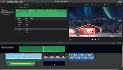 Movie & video editing software .